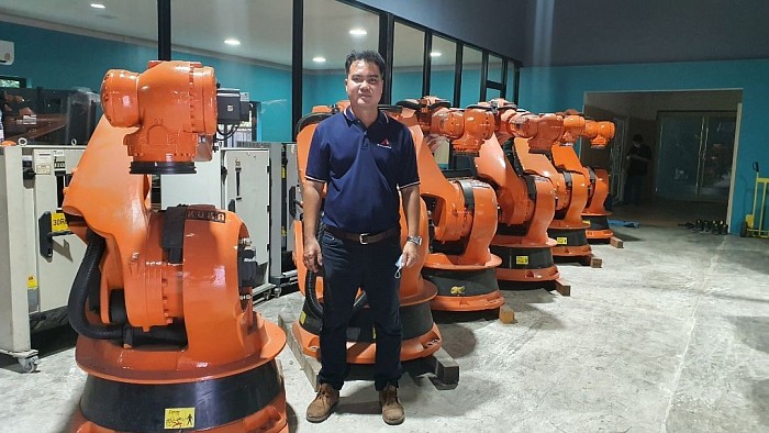 #Robot kuka Abb มือสอง, # หุ่นยนต์แขนกล