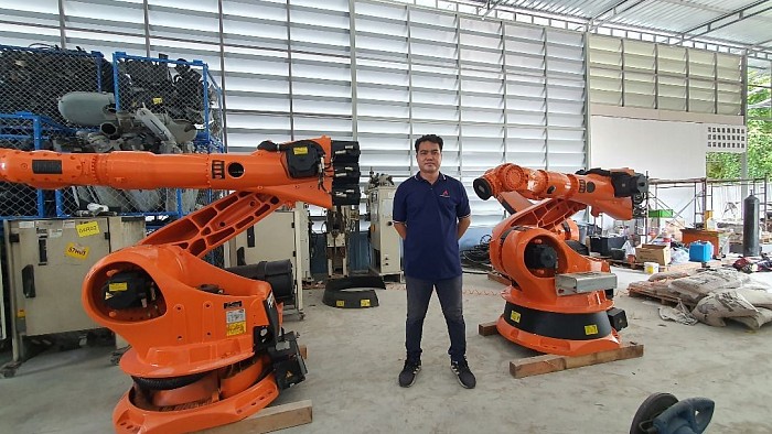 Robot kuka, Robot Abb,