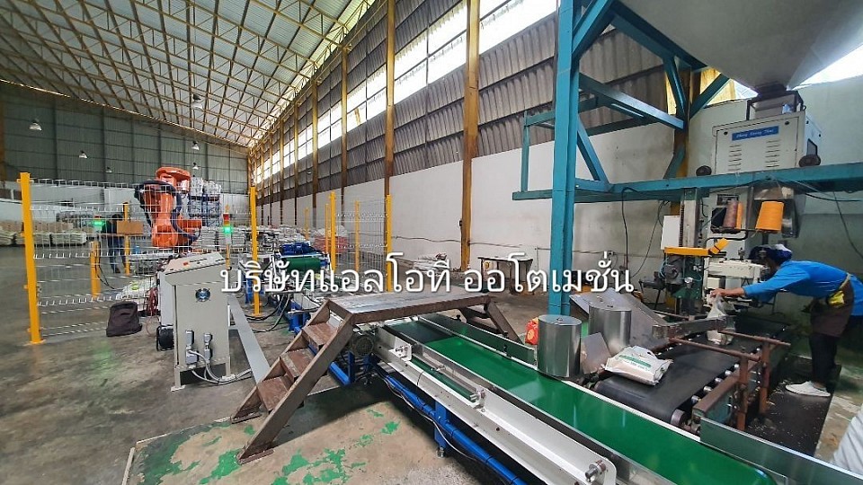 #โรบอทมือสอง , #หุ่นยนต์จัดเรียงกระสอบข้าวสาร